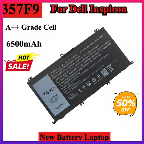 357F9 11.1V 74Wh Replacement Laptop Battery for Dell Inspiron 15 7000 7557 7559 7566 7567 5576 5577 