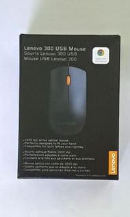 全新Lenovo 300 USB Mouse有線滑鼠
