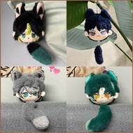 SY Genshin Imapct Alhaitham Xiao Wanderer Tighnari Plush Dolls Gift For Girls Pendant Cat Ears With 