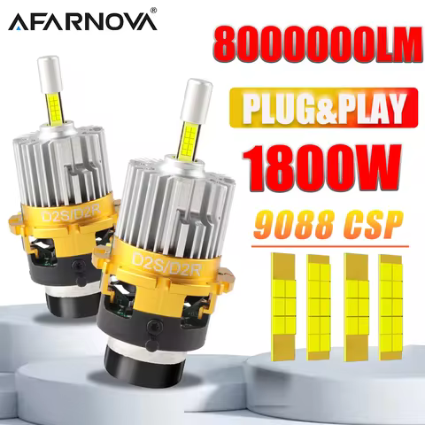 D2S D4S LED Headlight 360 LED HID Canbus D2R D4R D1S D1R D3S D4R Xenon Bulbs Turbo Car Lamp Motorcyc