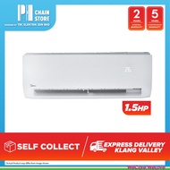 MIDEA MSK4-12CRN1 1.5HP R410a AIR CONDITIONER WITH IONIZER (SELF COLLECT / EXPRESS DELIVERY KLANG VALLEY)