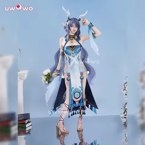 UWOWO Lauma Cosplay Collab Series: Genshin Imapct Lauma Cosplay Costume With Ears XS-2XL Halloween C