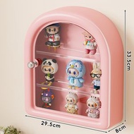 全城熱賣 - 盲盒 展示架 牆上壁掛式手辦收納櫃 泡泡瑪特整理盒 透明手辦陳列櫃子