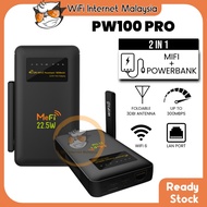 PW100 PRO Modified Unlimited Hotspot WiFi Tanpa Had 4G 5G LTE dengan Powerbank 10000mAh Modified Mod