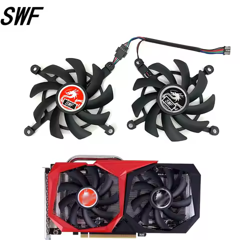 2PCS/lot 4Pin RTX 2060 2060SUPER Replace for COLORFUL GeForce GTX 1660Ti 1650 1660 SUPER Graphics Ca