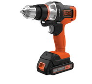 BLACK+DECKER สว่านกระแทกไร้สายเปลี่ยนหัวได้ 18V EVO185B1-B1