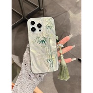 casing realme 12x 5g casing realme c15 Green Bamboo Chain Suitable for realme13pro+Phone Case 12X/gt
