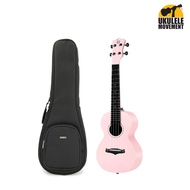 Enya Kaka Limited Edition Solid Top Pink Concert Ukulele with gigbag (KUC-25D/PK)