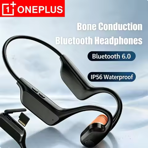 OnePlus Open-Ear Bone Conduction Bluetooth Headphones with Extra-Long Battery Life Perfect for Runni