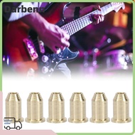 DARBEMY 12PCS Guitar String Ferrules, Mounting Buckle Silver Guitar String Caps, Upgrade Metal Elect