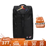 NIKE JORDAN 耐克AJ双肩背包儿童大容量多功能男女通用电脑包 多重黑色印