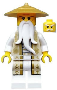 LEGO 樂高 人仔 minifigures 旋風忍者 NINJAGO 70751 njo0168 Wu Sensei(郵寄)