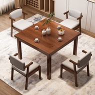 Solid wood small square table, square eight-sideways table, dining table, special table for playing 