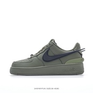 Nike AMBUSH x Nike Force AF1 Heavy Hook Joint Air Force One Low cut Sports Board Shoes Light Green, 