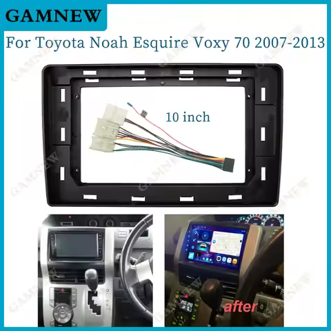 10 Inch Car Frame Fascia Adapter For Toyota Noah Esquire Voxy 70 2007-2013 Android Radio Dash Fittin