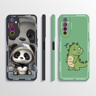 Realme 6 Case Panda Pattern Liquid Silicone Smooth Protective Back Cover Realme6 Realme 6 Pro Soft C