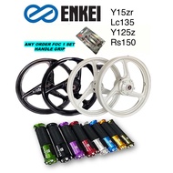 3L 3 BATANG 3 KAKI ENKEI SPORT RIM LC LC135 Y125 Y125Z RS RS150R RS150 V1/ V2 1.60X1.85 x 17 SIAP BU