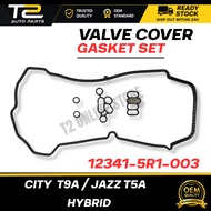 T2 VALVE COVER GASKET SET HONDA CITY T9A JAZZ T5A HYBRID 12341-5R1-003 15815-5R0-003 11413-5R0-003 9