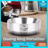 One Two Cups Dosing Magnetic Espresso Machine PortafilterRing 53mm