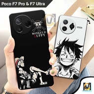 Case Poco F7 Pro 5G & Poco F7 Ultra 5G Latest 2025 One Piece Motif | SoftCase HP Poco F7 Pro 5G & Po