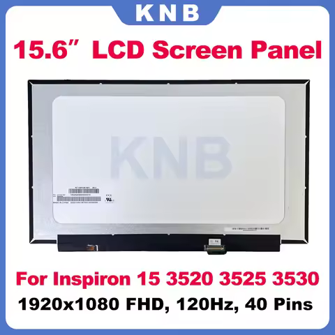 New LCD Dispaly For Dell Inspiron 15 3520 3525 3530 15.6" LCD Screen Panel 1920x1080 FHD 120Hz 40 Pi