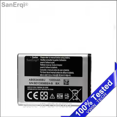 SanErqi AB553446BU for Samsung B2100 C3300 Xplorer B100 SCH-B619 C3300K C5212 Duos C5212i C5130 1000