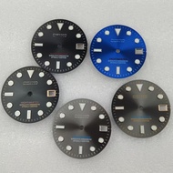 Watch Accessories~Watch Accessories Modified Gray Yacht Printing Standard Dial 28.5mm Ice Blue Lumin