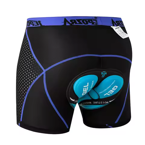 JEPOZRA Breathable Cycling Shorts for Men, 4D Gel Pad, Shockproof Bike Panties, Mountain Bike, Road 