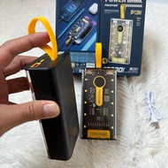 Pin Dự Phòng Trong Suốt 20000mAh PD02 20.000mAh/ PHANTOM P18/ Phantom P22Với 2 Cổng Sạc Nhanh 22.5w