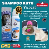 Vico Shampoo, Effective Cat Flea Shampoo, Eliminates Cat Fleas, Vicocat cat Shampoo