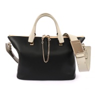 【CHLOE'】Baylee Small two-tone tote二用包(黑/灰)