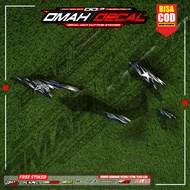 New transparent NMAX striping, latest minimalist racing motif modification, NMAX sticker zk-07