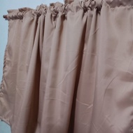 plain lababo Katrina fabric, sink curtain, 30 inches length 58 inches width