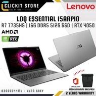 Lenovo LOQ Gaming 15ARP10E 83S00044MJ - 15.6'' 144Hz R7 7735HS, 16GB DDR5 512GB SSD, RTX4050 W11 OPI