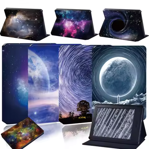 Leather Flip Stand Cover for Kindle Paperwhite 5 11th Gen 2021 Kindle Paperwhite 1 2 3 4 Kindle 8th 