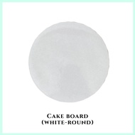 Round Cake Board White Board Premium White Cake Board Round Papan Kek White Papan Kek Cake Board Rou