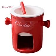 Fondue Mug  Chocolate Melting Fondue Pot Chocolate Fondue Mugs Snack Candy Chocolate Melter Pot