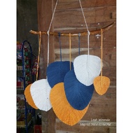 Leah's Paradise | 7 Uneven Hearts Macrame Wall Decor / Actual Photo