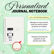 Veco Journal Notebook 4.2x5.7in 100gsm 60's deluxe cream inside pages (1pc)