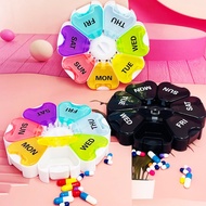 New ! 7 Day Big size Weekly Pill Dispenser Container Travel Organizer Portable Medicine Organiser Ta