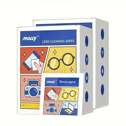 100/200pcs Disposable Lenses And Lens Cleaning Wipes, Metal Jewelry Wipes, Anti-fog Wipes For Glasse