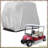 [S D K G] 4 Passenger Golf Cart Cover 210D Oxford Waterproof Dustproof Roof Enclosure Rain Cover for