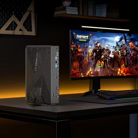 Hystou Mini Gamer Dedicated PC GT RTX 3050 GDDR6 Core i5 i7 12th 13thGen HD 4K DP 8K 4 Display Win 1