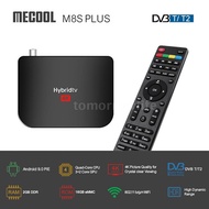 TL🔊MECOOL M8S PLUS Android TV BOX DVB-T2 Set-top Box Android 9.0 4K Media Player Amlogic S905X2 Qua