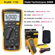 100% ต้นฉบับมัลติมิเตอร์แบบดิจิทัล Fluke 115C/116C/117Cไม่ต้องสัมผัส Ac/dc Millvแรงดันไฟฟ้ากระแสความ