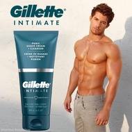 Gillette Intimate 2in1 Shave Cream+Cleanser 177ml Gentle Body Shaving Cream For Sensitive Skin In Hi