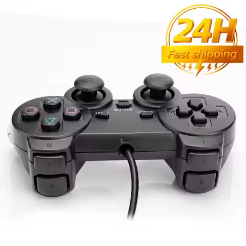 For PS2 Wired gamepad Controller Game Joystick Vibration Game Controller for PlayStation 2 Ps2 contr