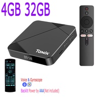 Amlogic S905Y5 Android14.0 4K Video Wifi6 BT5.0 Voice Assistant Remote Control 4GB 64GB Game Media P