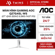 AOC Q27G4SL-WS Gaming Monitor (27 inch-QHD-320Hz-0.3ms-Fast IPS) - Genuine product.