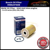 Bosch Oil Filter O1508 for BMW 3 Z3 series / E30 E36 E46 (M40 M43 M44 I4 engine)